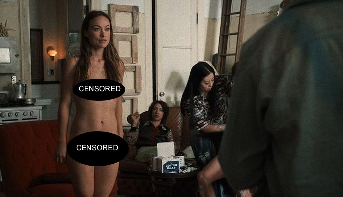 Olivia Wilde strips completely naked for scene in new HBO 