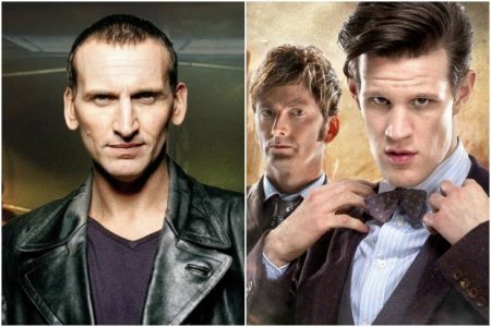 Doctor Who: Christopher Eccleston tiene un encuentro épico con Matt Smith y con Peter Capaldi en la Comic-Con de Londres