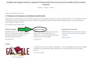 trabajar e google acceso