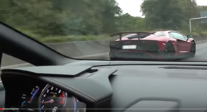 Lamborghini Aventador SV vs. Huracán on Autobahn YouTube