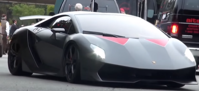 Lamborghini Sesto Elemento Start Ups and On Road   YouTube