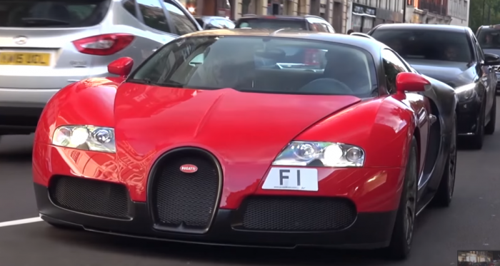 Bugatti Veyron 16.4 Kahn Design w   9 Million  F1  Number Plate   YouTube
