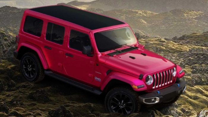  Jeeps de color rosa  la nueva moda en Estados Unidos