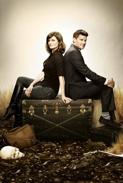 booth-worrying-about-pregnant-brennan-bones-season-7