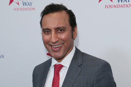 Aasif Mandvi arrives as People for the American Way Foundation hosts the 2015 Spirit of Liberty Awards Dinner in Beverly Hills, California on Saturday, December 12, 2015. (Photo: Benjamin Shmikler/ABImages) via AP Images