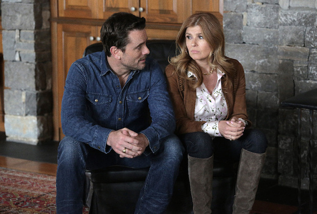 NASHVILLE - "Baby Come Home" - Rayna and Deacon try everything they can think of to reunite with Maddie and avoid court, even involving Teddy (Eric Close) from jail. Juliette tries to rekindle her relationship with Avery, and her success on tour stokes Layla's jealousy, personally and professionally. Luke Wheeler leverages his own appearance on "Good Morning America" with Robin Roberts to try to jump start Will Lexington's career, on "Nashville," WEDNESDAY, APRIL 27 (10:00-11:00 p.m. EDT), on the ABC Television Network. (ABC/Mark Levine) CHARLES ESTEN, CONNIE BRITTON