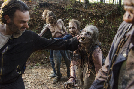 Andrew Lincoln as Rick Grimes; Walkers - The Walking Dead _ Season 6, Episode 16 - Photo Credit: Gene Page/AMC