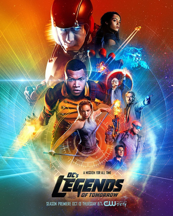 DC's Legends Of Tomorrow -- Image Number: LGN_S2_KEYART.1.jpg -- Pictured (Clockwise from top):  Brandon Routh as Ray Palmer / Atom, Maisie Richardson-Sellers as Amaya Jiwe/Vixen, Victor Garber as Professor Martin Stein / Firestorm, Arthur Darvill as Rip Hunter, Dominic Purcell as Mick Rory / Heat Wave, Nick Zano as Nate Heywood, Caity Lotz as White Canary, and Franz Drameh as Jefferson "Jax" Jackson / Firestorm Jr -- Photo: Frank Ockenfels III & Jordan Nuttall/The CW -- ÃÂ© 2016 The CW Network, LLC. All rights reserved.