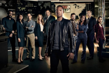 24: Legacy: L-R: Ashley Thomas, Sheila Vand, Dan Bucatinsky, Miranda Otto, Jimmy Smits, Corey Hawkins, Charlie Hofheimer, Anna Diop, Teddy Sears and Coral Pena.  24: LEGACY begins its two-night premiere event following "SUPERBOWL LI" on Sunday, Feb. 5, and will continue Monday, Feb. 6 on FOX. ©2016 Fox Broadcasting Co. Cr: Mathieu Young/FOX